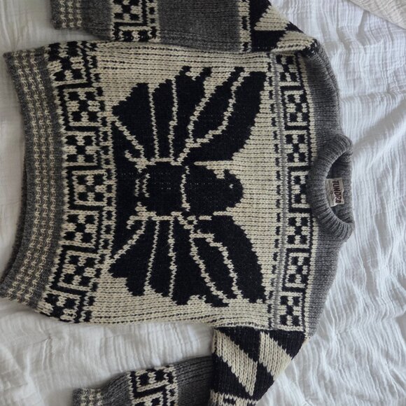Vintage virgin wool, Tundra sweater. - Picture 2 of 7